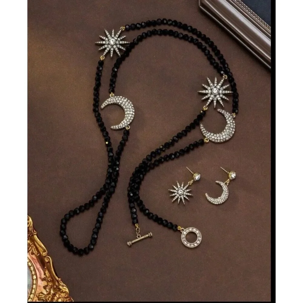 Beautiful Moon and Stars Earrings